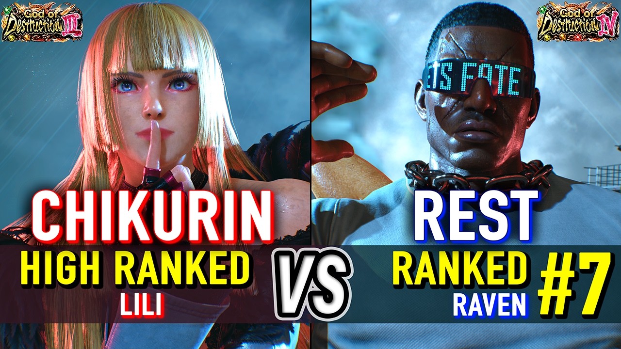 T8 🔥 CHIKURIN (Lili) vs REST (#7 Ranked Raven) 🔥 Tekken 8 High Level Gameplay