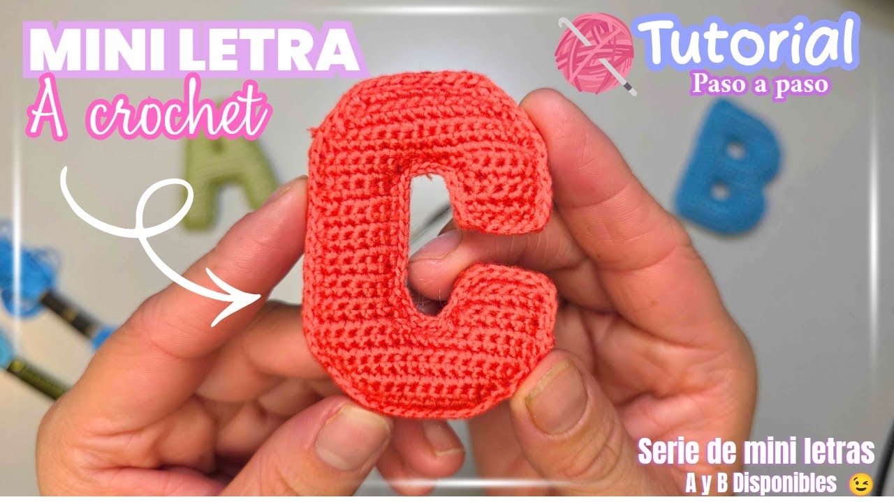 GANA DIENERO💸 Tejiendo esta mini letra C💡Ideales para llaveros o decoracion| TUTORIAL FACIL Y RAPIDO