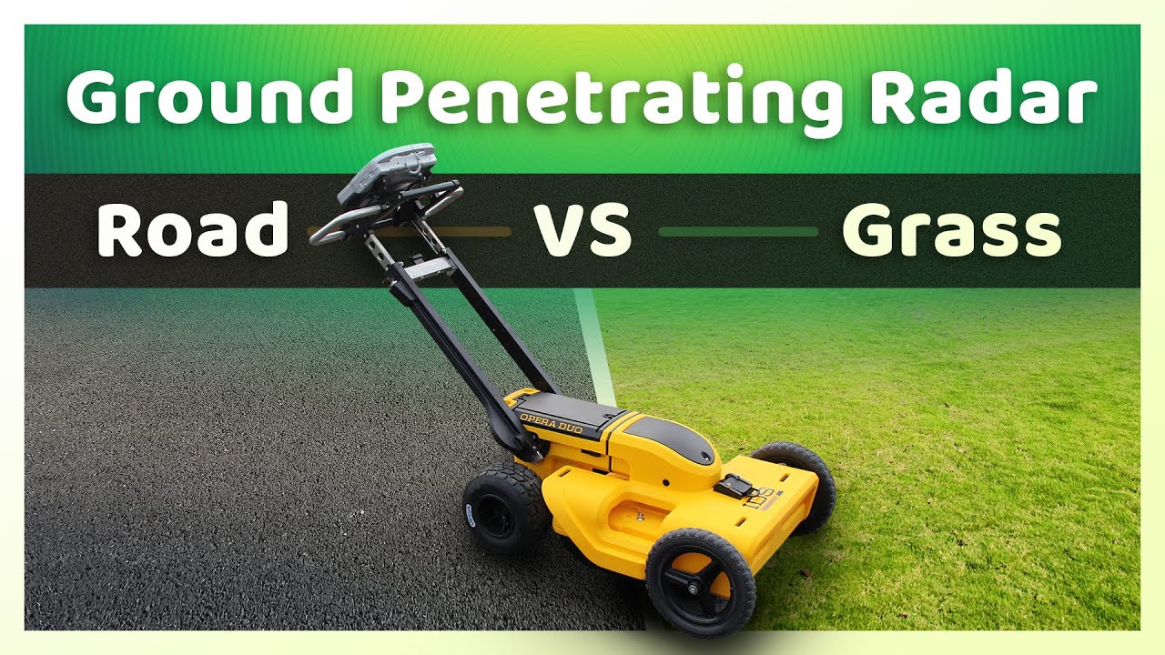 Ground Penetrating Radar - on the Road vs on the Grass