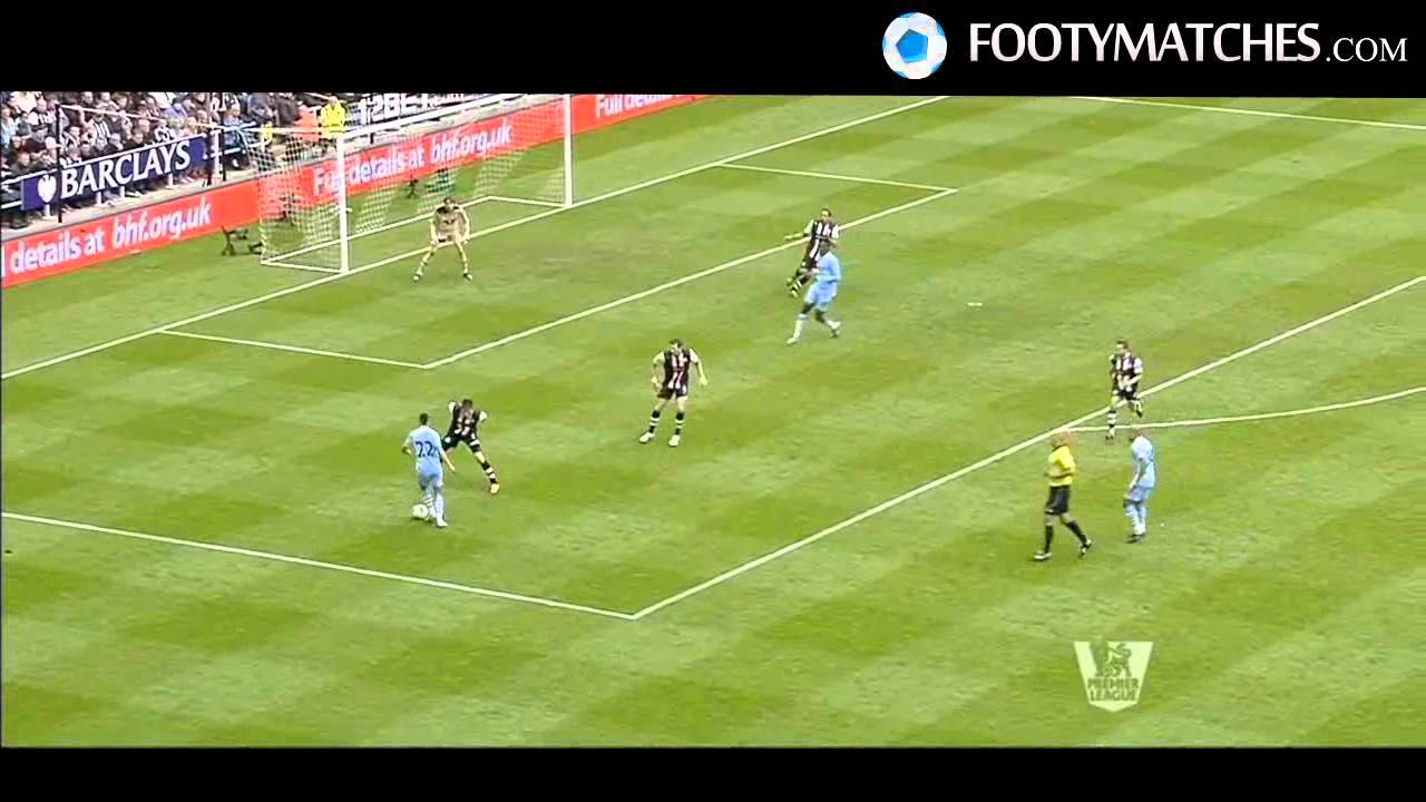 NEWCASTLE UNITED 0-2 MANCHESTER CITY Full Match Goals footymatches.com