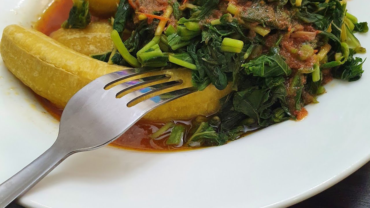 How to cook plantains - boiling unripe plantains