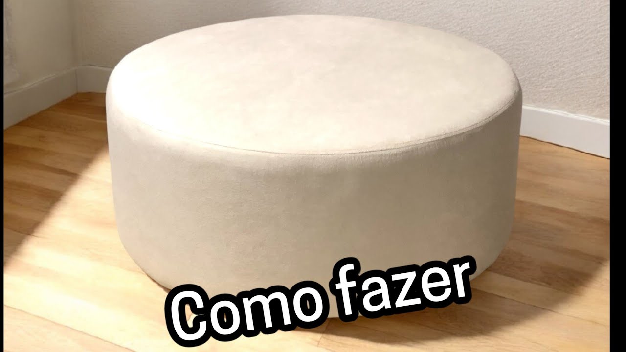 Como fazer puff redondo de 1 metro