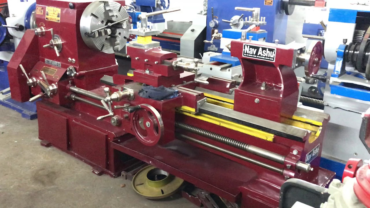 HEAVY DUTY LATHE MACHINE 8 FEET BY NAV ASHU MACHINE TOOLS