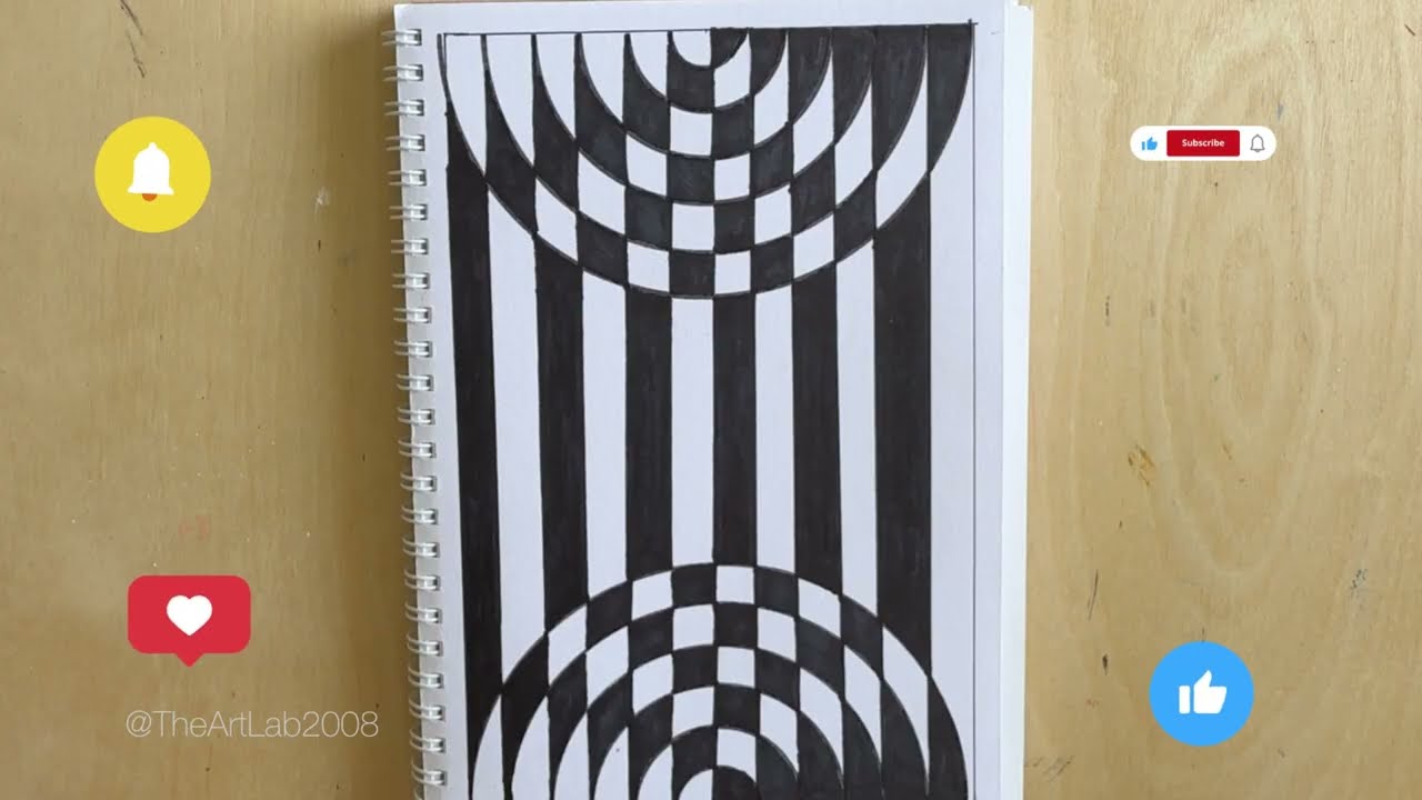 🎨 Easy Zentangle Art | Relaxing Abstract Patterns 🌀