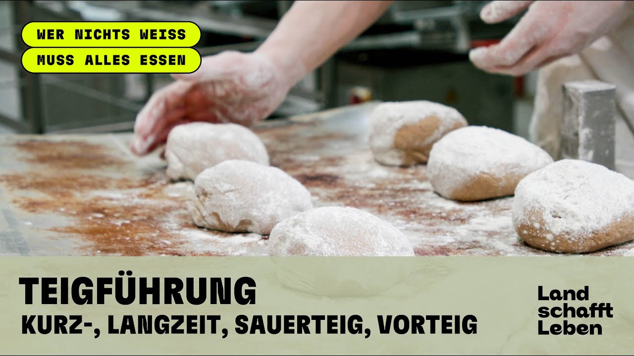 Teigführung - Kurzzeit, Langzeit, Sauerteig, Vorteig