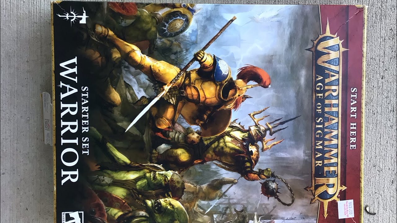 Age of Sigmar Warrior Starter Set Unboxing