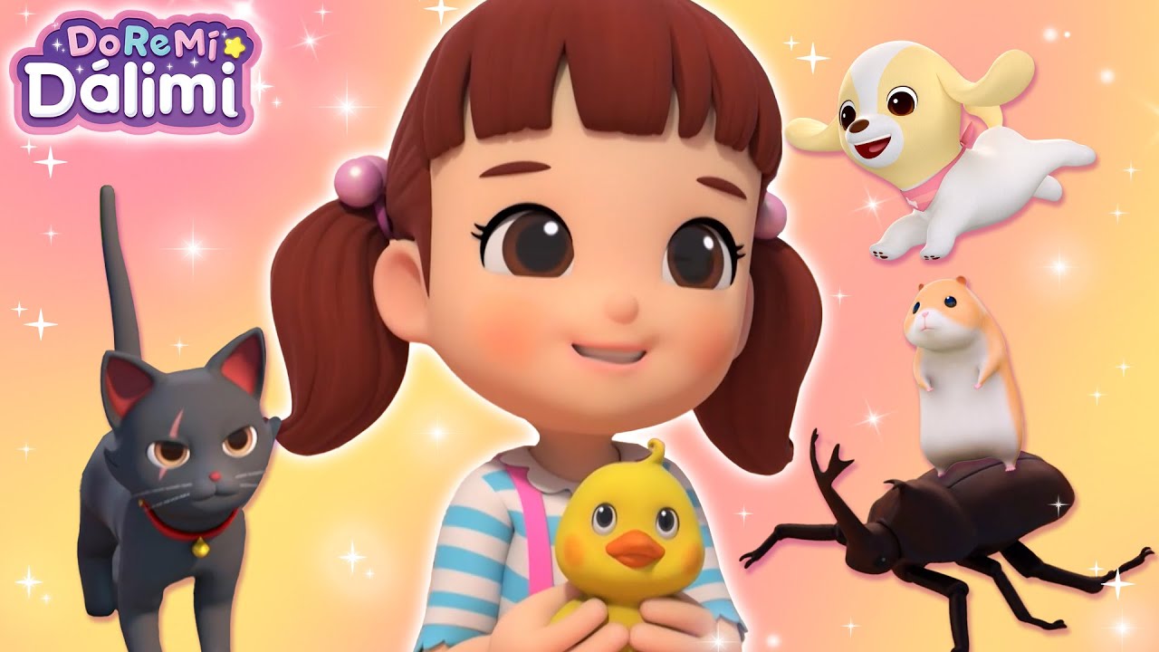 Dálimi con los animales🐶🐱60min🍼DoReMi Dálimi🌜Compilacion❤️Canción🎹Dibujos Animados🎶Сolección
