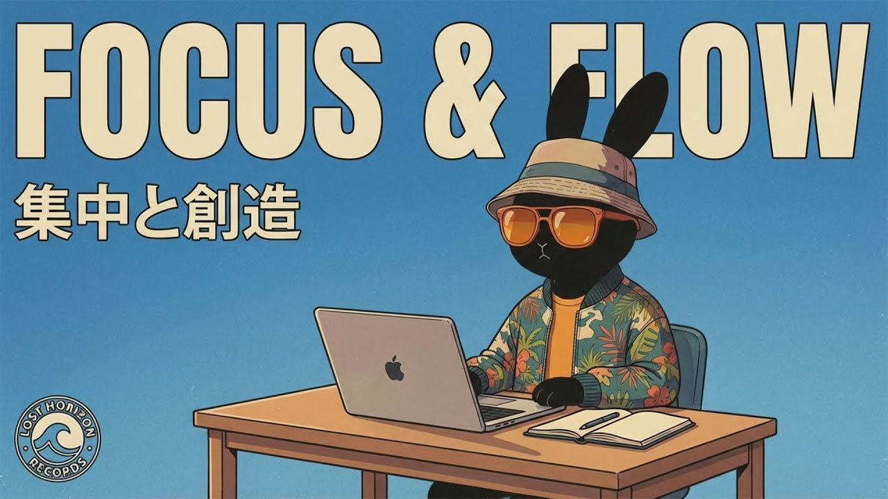 Focus & flow... one page at a time / Boom Bap Jazzy Lo-fi for study, work