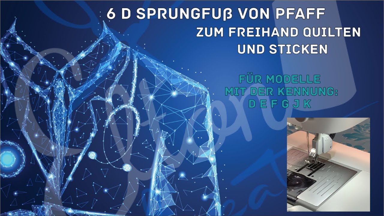 Pfaff 6D Sprungfu&szlig; zum Freihandquilten und Sticken