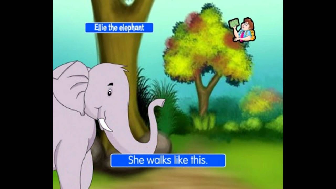 Ellie,The Elephant | Animated Nursery Rhyme in English Language