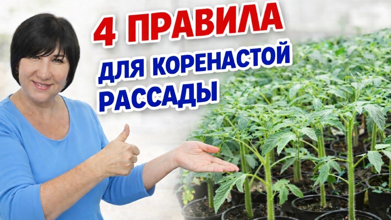 Как посеять томаты на рассаду, чтобы она была крепкая и не вытягивалась.