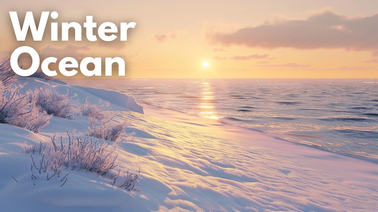 The Quiet Before | Ocean Ambience & Winter Sunrise Chill