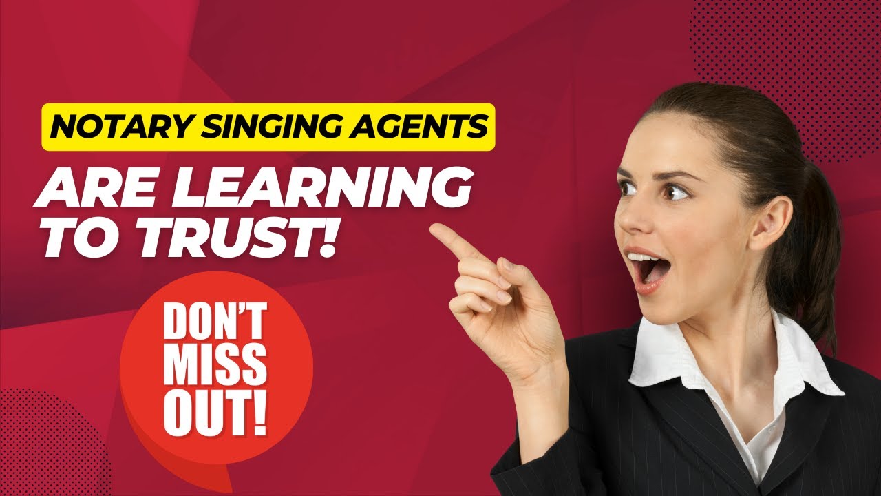Notaries Learning to Trust: Increase Your Services & Revenue as a Notary Public with Trust Signings