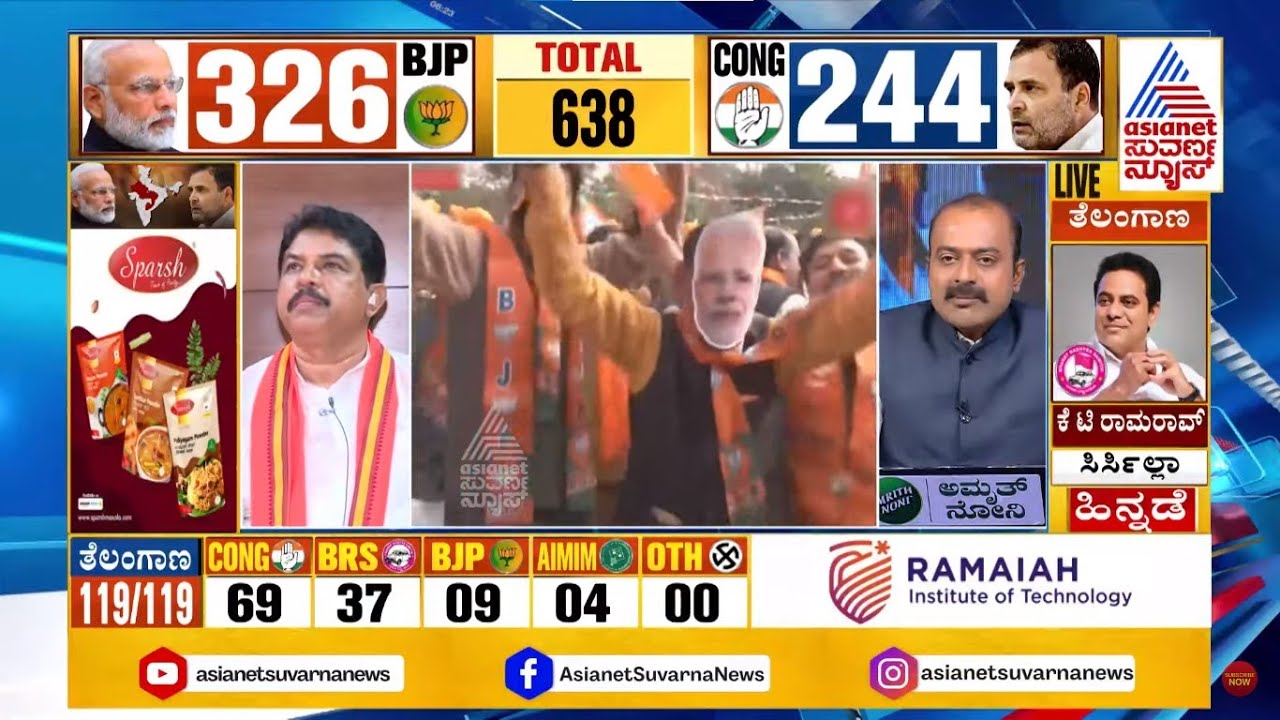 R Ashoka:ಕಾಂಗ್ರೆಸ್ ಗ್ಯಾರಂಟಿಗೆ ವಾರಂಟಿನೇ ಇಲ್ಲಾ, ಜನ ನಿರ್ಧಾರ ಮಾಡಿದ್ರು! 5 State Assembly Election Results