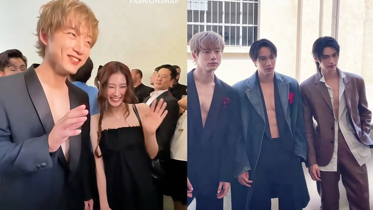 Twice Sana & Sakaguchi Kentaro, Exo Kai & Win Metawin At Prada ShowSS26