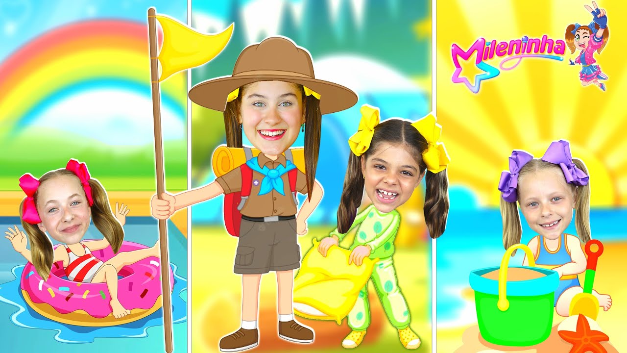 As Férias de Verão Mais Engraçadas da Mileninha com as melhores amigas ⛱️