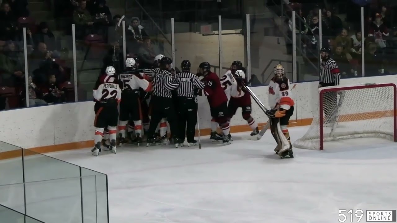 GOHL - Fort Erie Meteors против Cambridge RedHawks