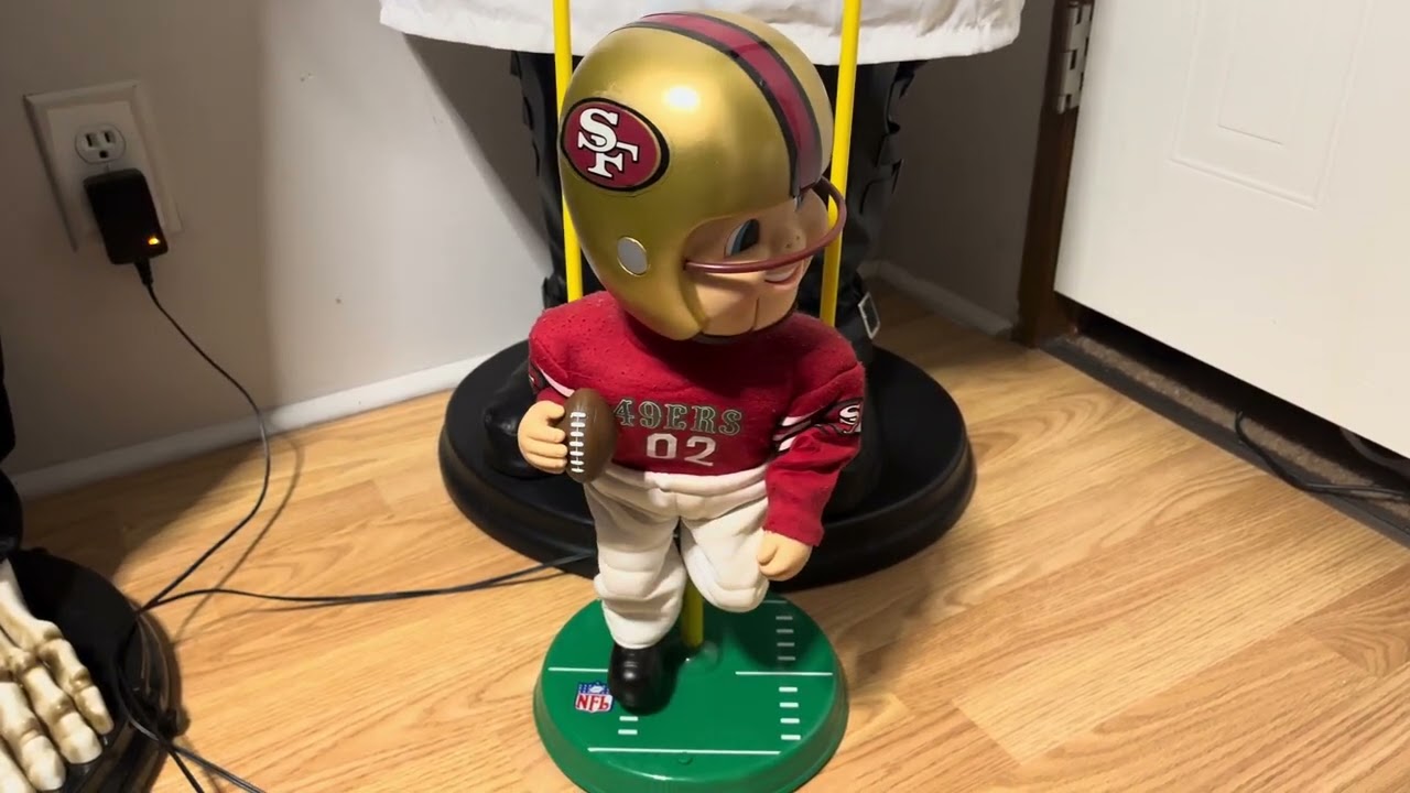Gemmy 2002 Pigskin Pete & His Lightning Feet (San Francisco 49ers)