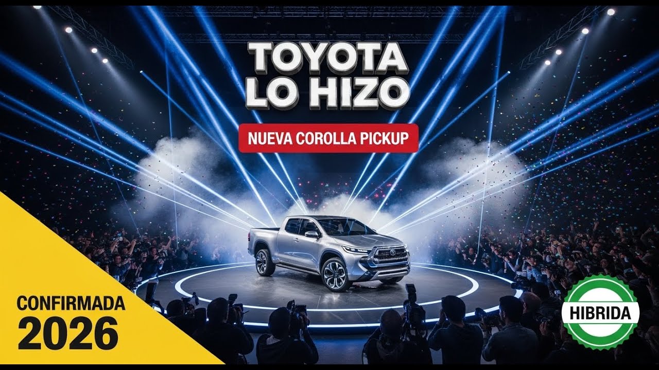 😱 Toyota confirma la COROLLA PICKUP 2026 y sorprende al mundo