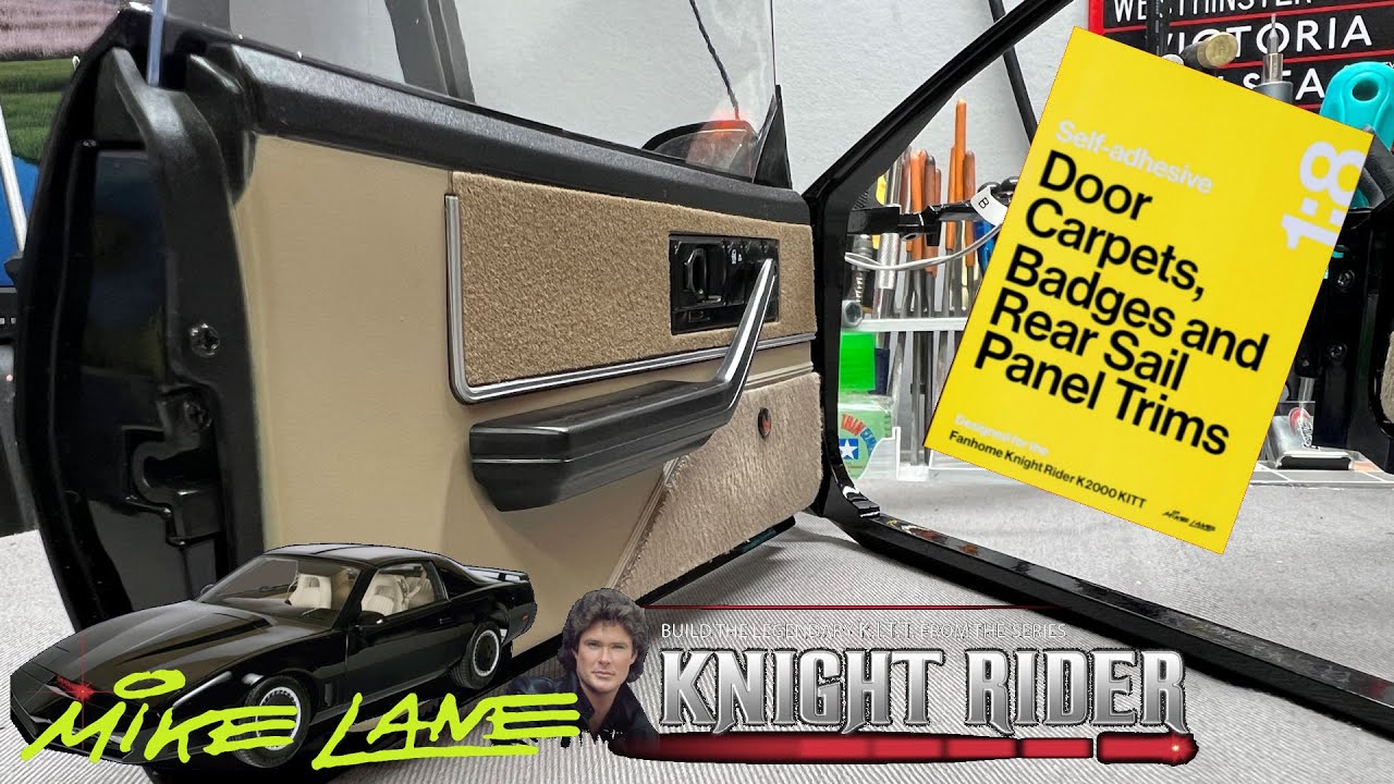 Fanhome Build the Knight Rider KITT - Mike Lane Mods - Коврики для дверей, значки и отделка задне...