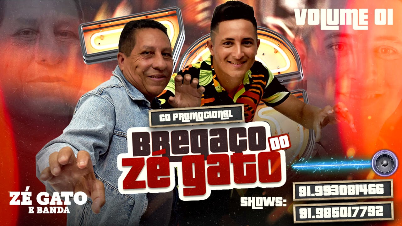 CD promocional de Zé Gato e Banda. 2021