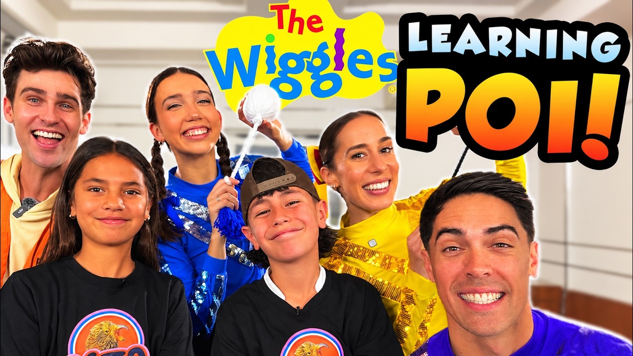 The Wiggles учатся танцу пои!