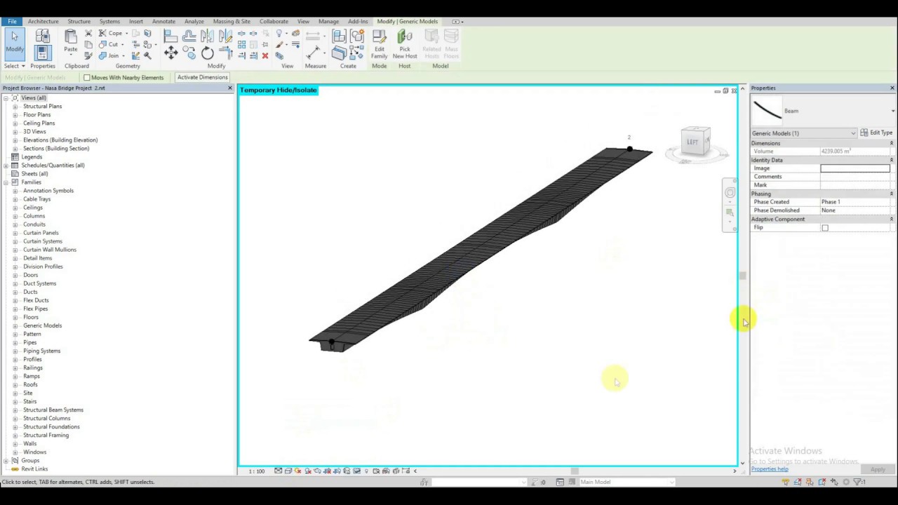Thiết k&ecirc; Cầu Đ&uacute;c Hẵng bằng Revit - Cantilever Bridge by Revit & Dynamo