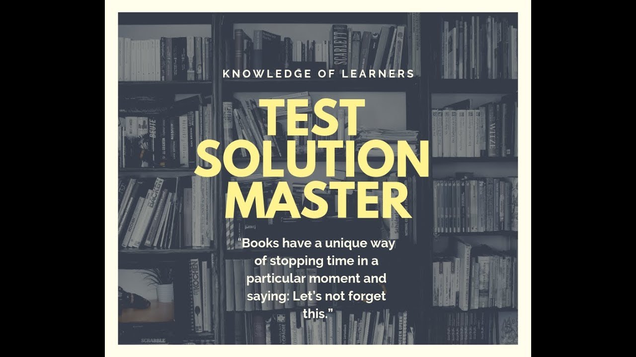 TesT Solution Master