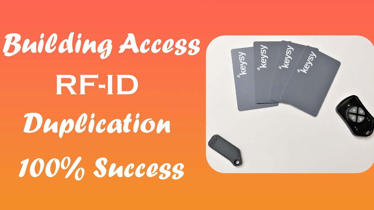 Keysy RFID Fob Key Duplication | Building Access | 100% Success
