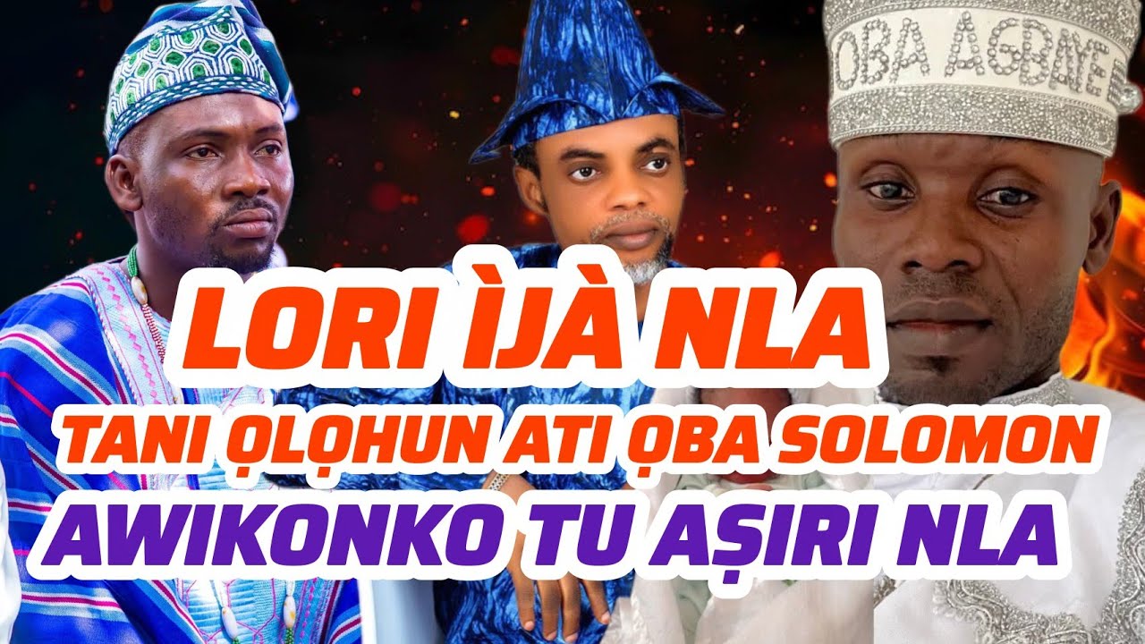HAA! OJU AYÉ RE,  ÀṢÍRÍ IJA LÁÀRÍN OBA SOLOMON ATI TANI ỌLỌHUN TI TU SITA 