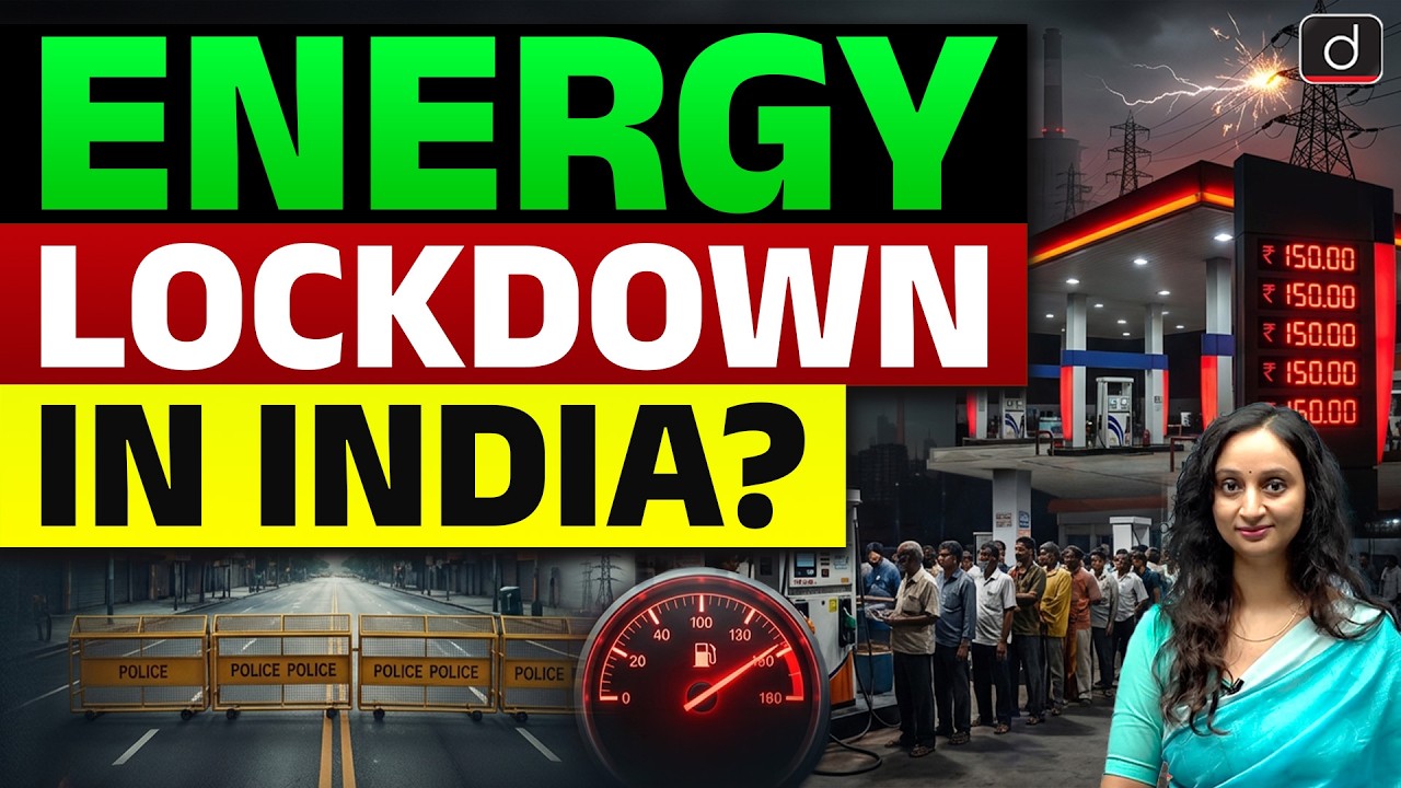 Energy Lockdown Explained | Which Countries Are Affected? | Latest Update | Drishti IAS English