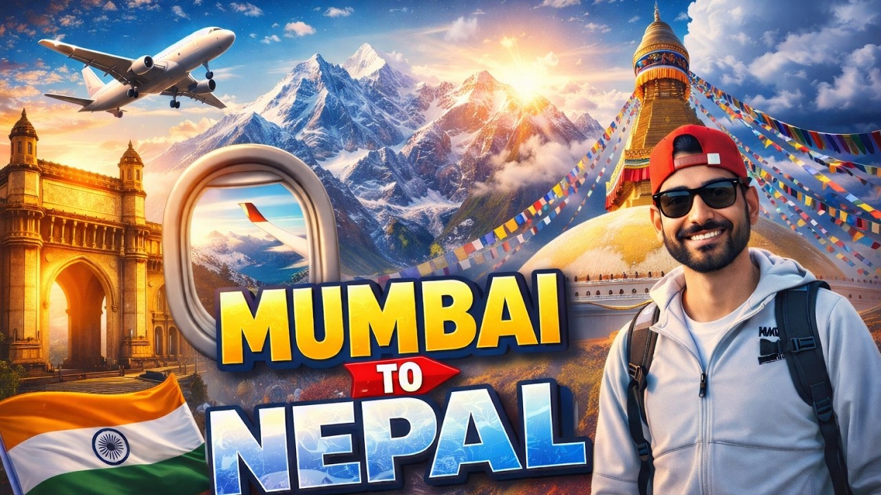 Mumbai to Kathmandu Flight | Hostel | Local Trasport | Nepal Travel Series Ep. 1