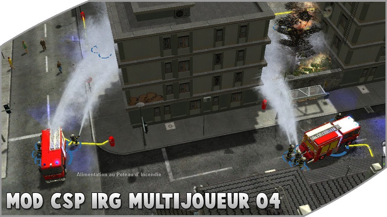 Emergency 4 | Multijoueur | Mod : CSP-IRG #04 | ATTAQUE VOITURE BELIER