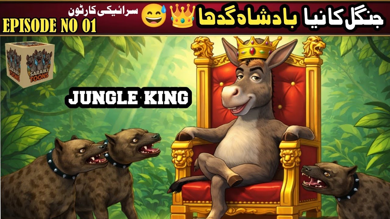 JANGAL KA NAYA BADSHAH GADHA | DONKEY KING 👑| جنگل کا نیا بادشاہ گدھا 👑😂