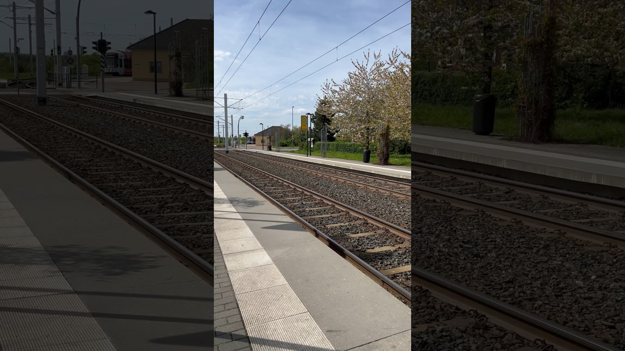 DVB Dresden Stra&szlig;enbahn 7 Haltestelle Pennrich Gleisschleife