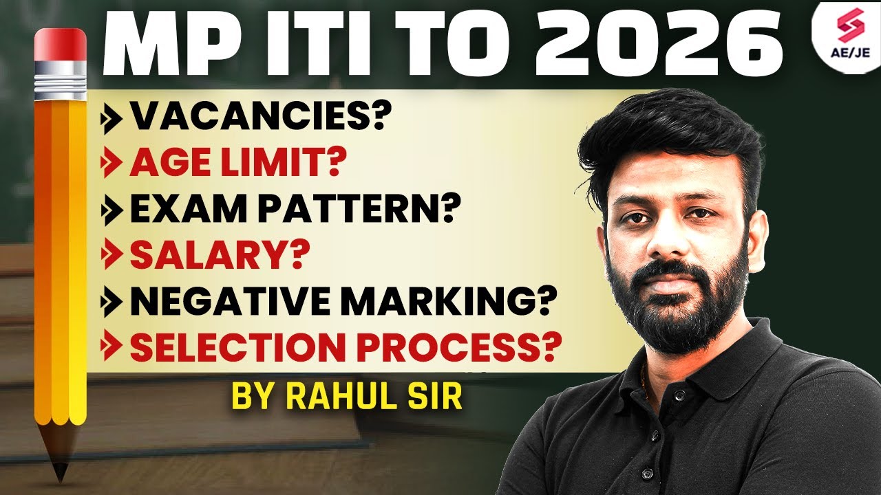 MP ITI TO Vacancy 2026 | MP ITI TO Exam Pattern & Salary | MP ITI TO Selection Process | Rahul Sir