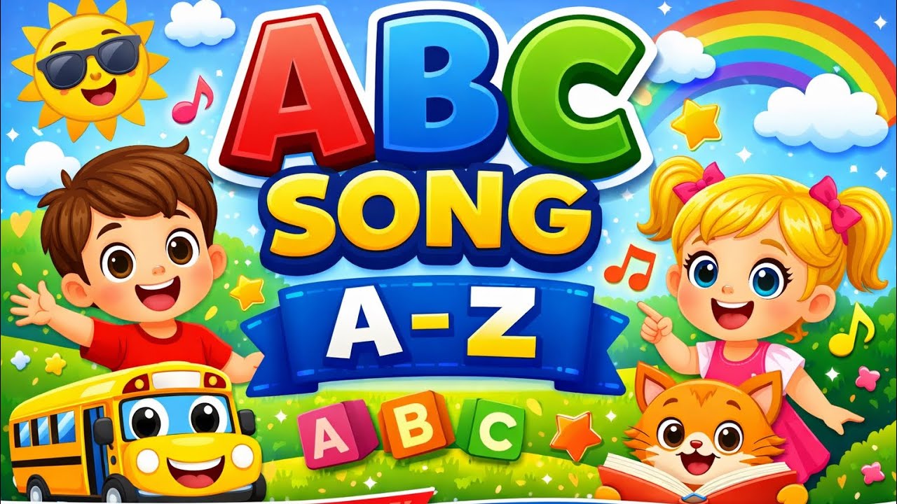 ABC Song A–Z 🎶 Fun & Educational Alphabet for Kids
