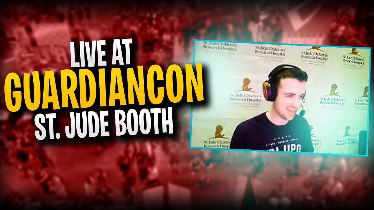 Live at GuardianCon! Streaming from the St. Jude booth!