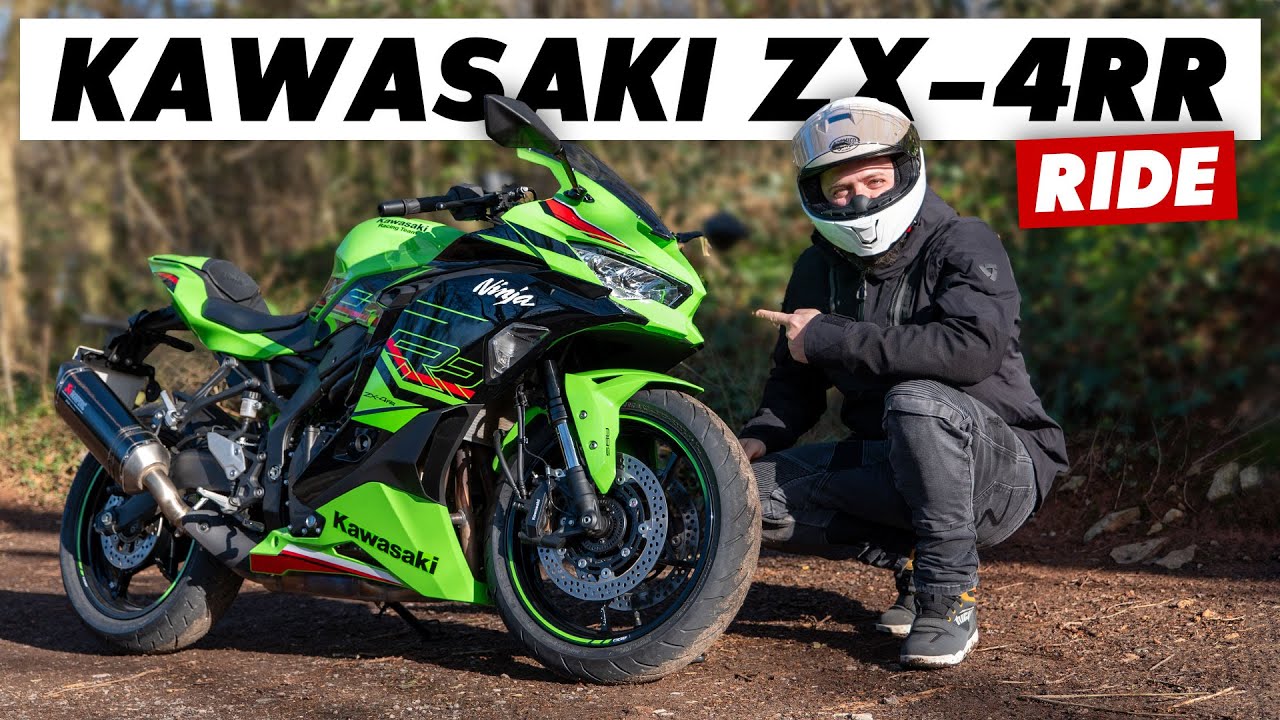 Езда на новом Kawasaki ZX-4RR 2024 года: невероятное удовольствие от езды!