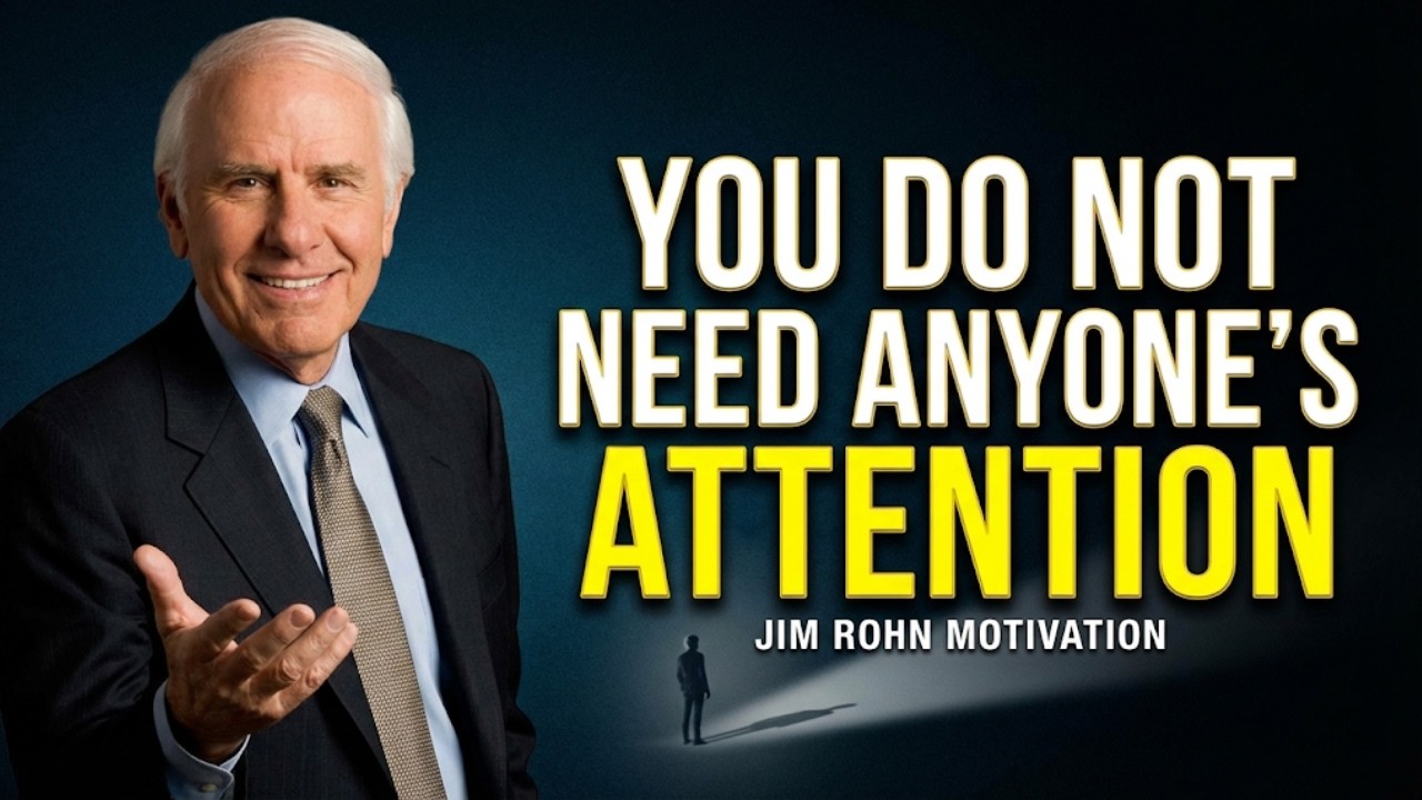 YOU DO NOT NEED ANYONE ATTENTION - JIM ROHN MOTIVATION