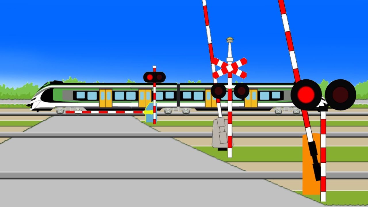 【Przejazd kolejowy】Polish Trains and Railroad Crossing