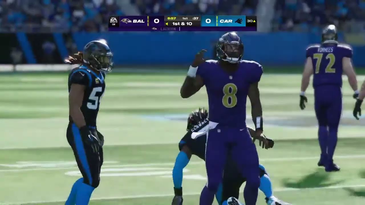 Baltimore Ravens Vs Carolina Panthers