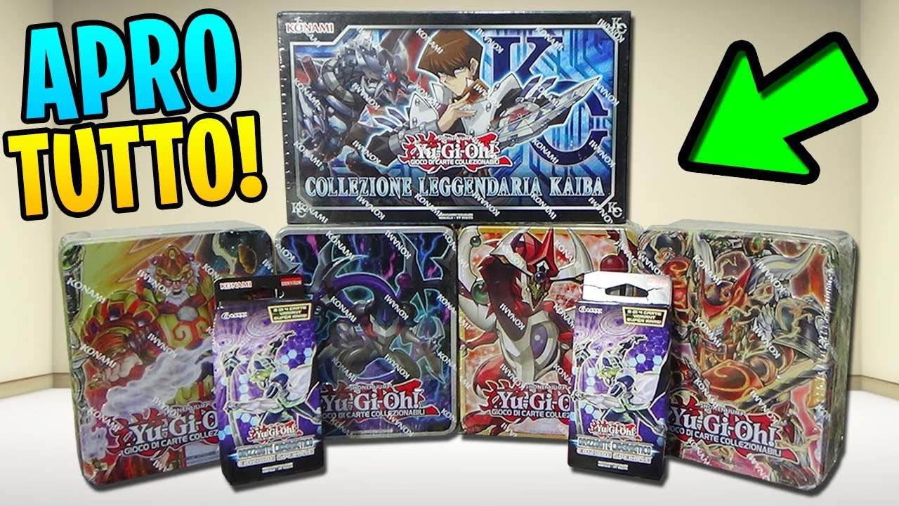 APRO TUTTO! SPACCHETTAMENTO GIGANTE DI YU-GI-OH! (Tin, Collezione Leggendaria ecc.)