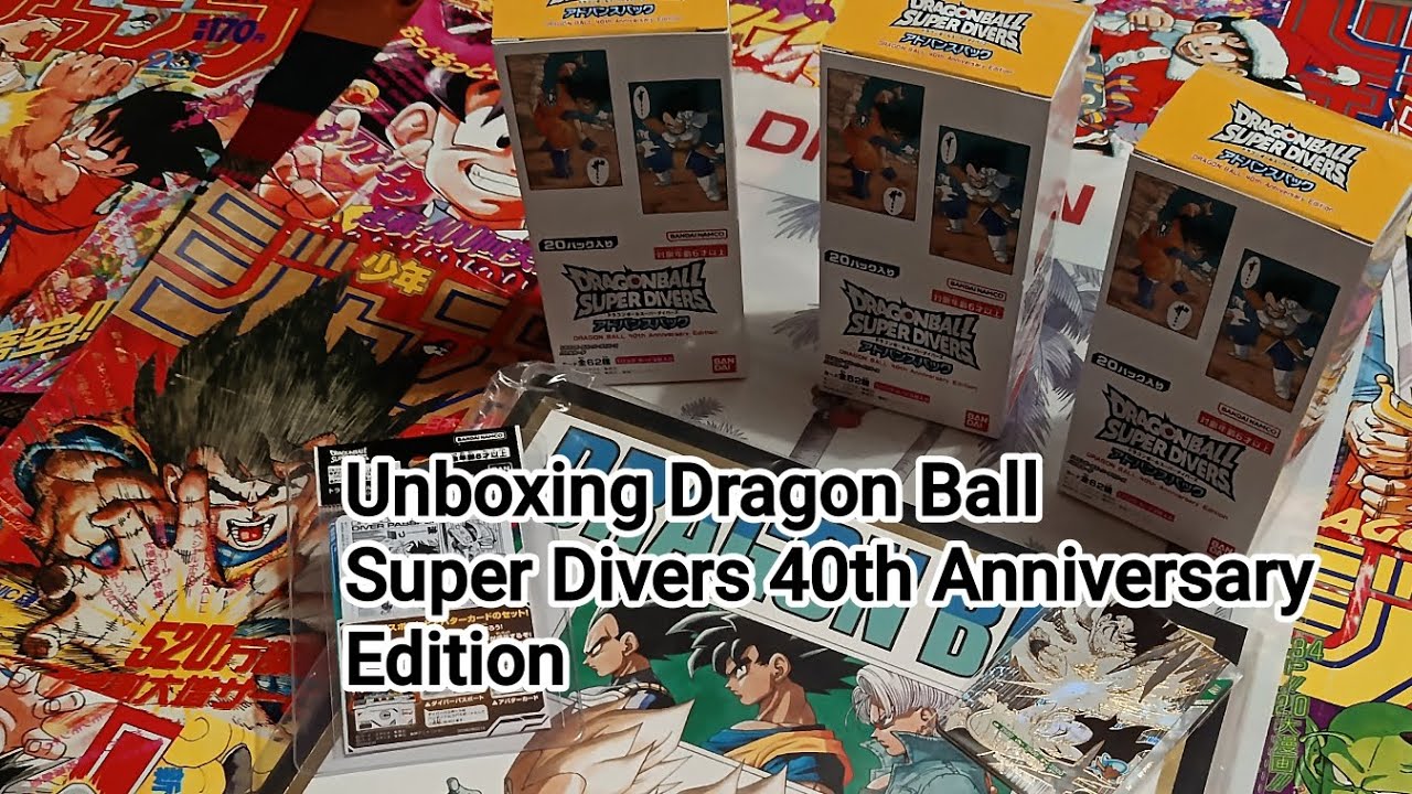 Ouverture Display Dragon Ball Super Divers 40th Anniversary Edition 
