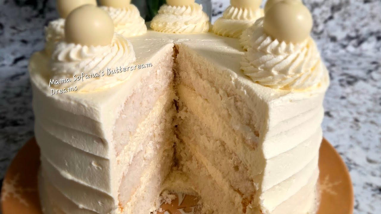 The Perfect White Cake #cake #recipe #fromscratch 