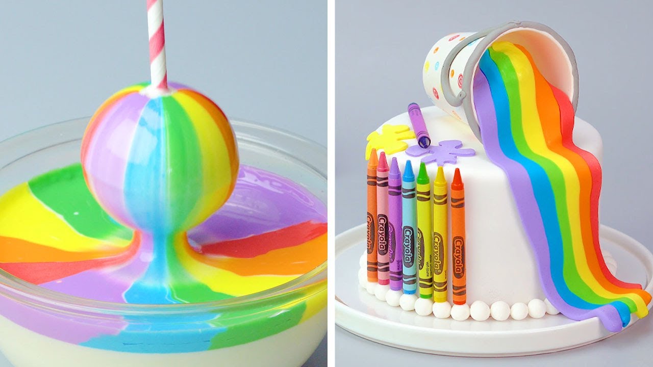 The Best Colorful Cake Recipes | Delicious Chocolate Cake Decorating | Cake Time