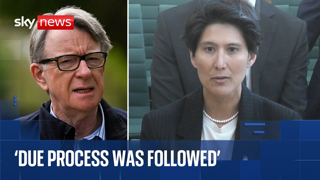 Senior civil servant denies Cabinet Office suggested Mandelson didn't need vetting