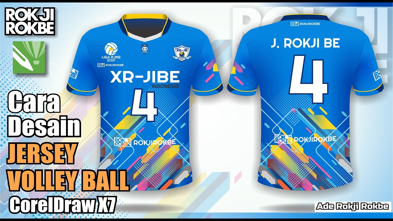 Cara Membuat Desain Kaos Tim Bola Voli Menggunakan CorelDraw