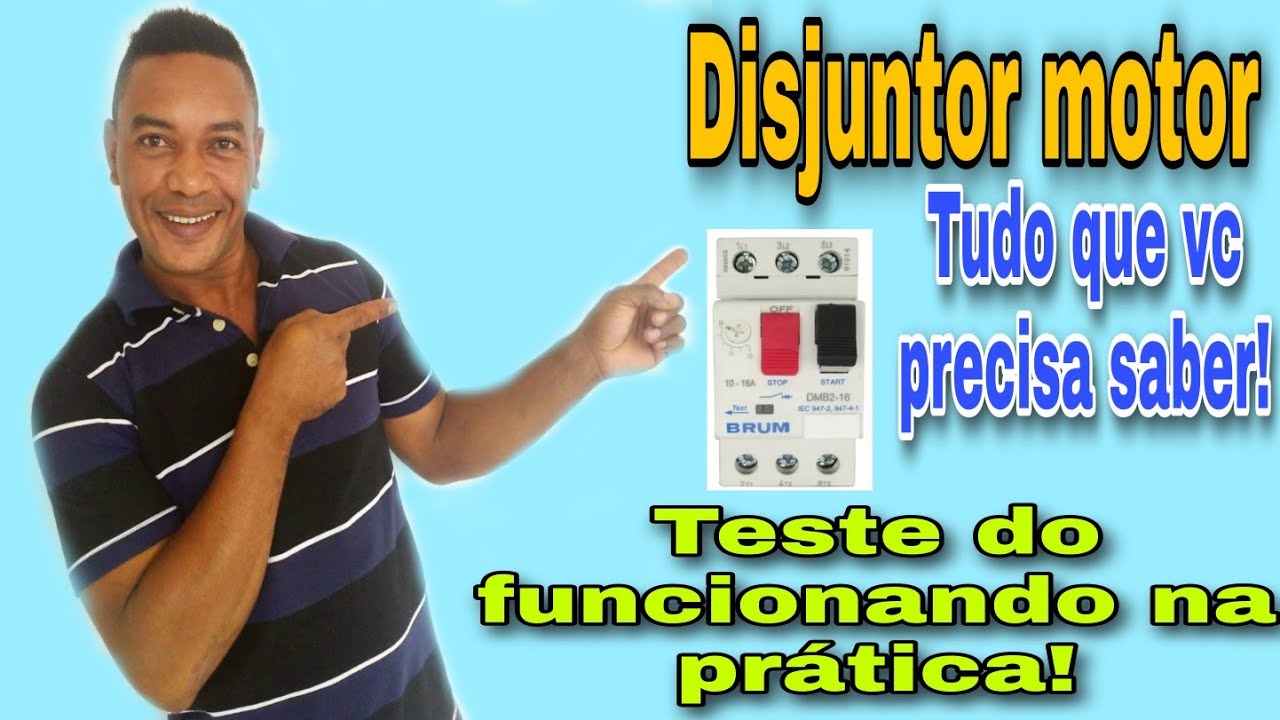 Disjuntor motor (teste de funcionamento na prática)