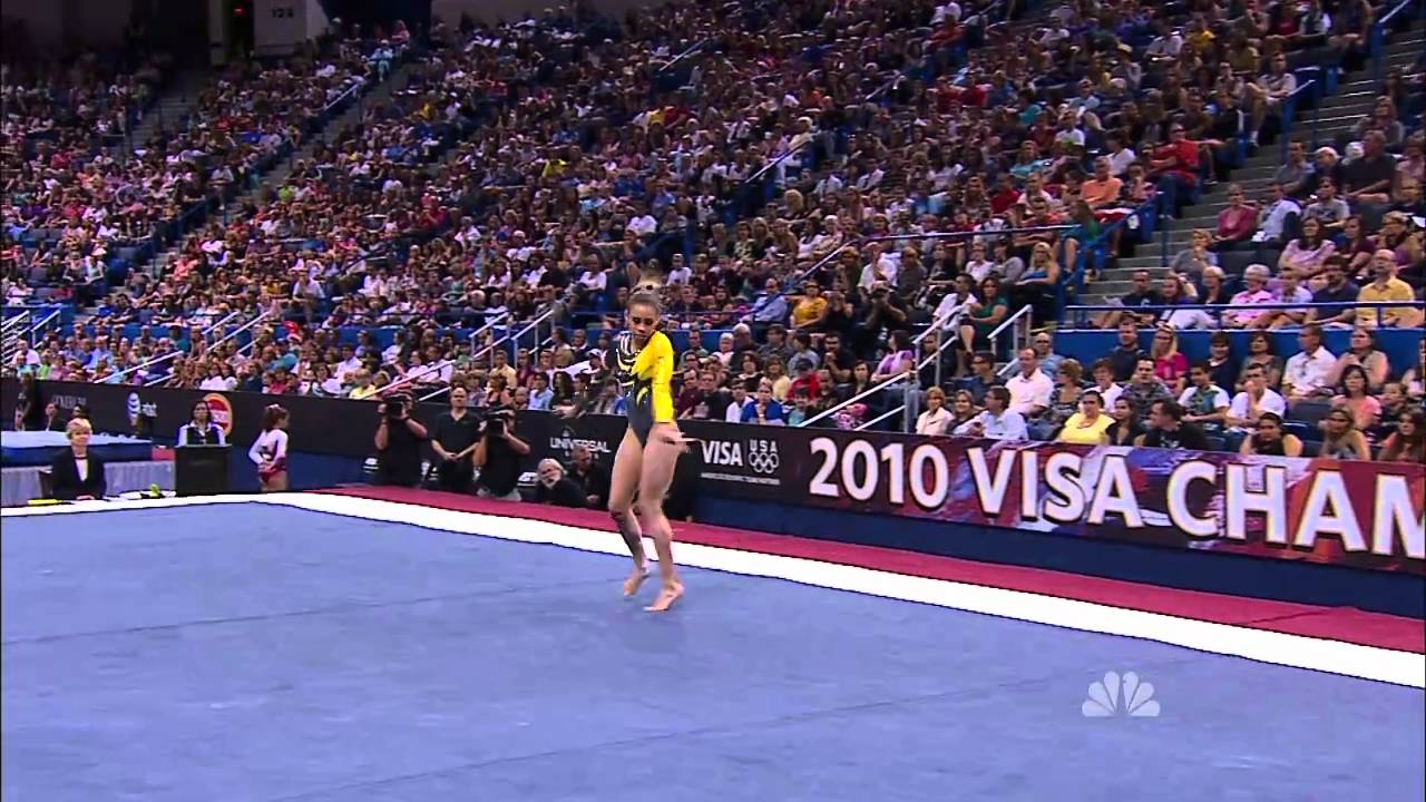 Mattie Larson - Floor Exercise - 2010 Visa Championships - Women - Day 2